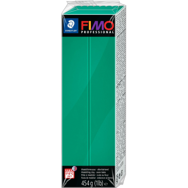Modelliermasse Fimo Professional 454g grün Großblock Modelliermasse Fimo Professional 454g grün Großblock - Bild-Darstellung des Produktes 1