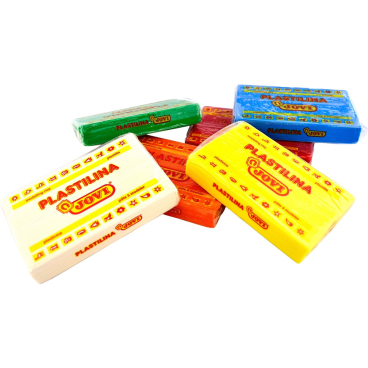 Plastilina Knetmasse 15 Stangen a 350g, sort. Hauptfarben Plastilina Knetmasse 15 Stangen a 350g, sort. Hauptfarben - Bild-Darstellung des Produktes 1