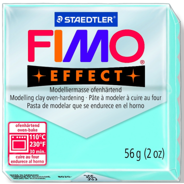 Modelliermasse Fimo effect Kunststoff 56g aqua Normalblock Modelliermasse Fimo effect Kunststoff 56g aqua Normalblock - Bild-Darstellung des Produktes 1