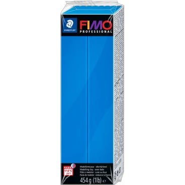 Modelliermasse Fimo Professional 454g blau Großblock Modelliermasse Fimo Professional 454g blau Großblock - Bild-Darstellung des Produktes 1