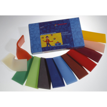 Knetbienenwachs - 12 Farben. Knetbienenwachs - 12 Farben. - Bild-Darstellung des Produktes 1
