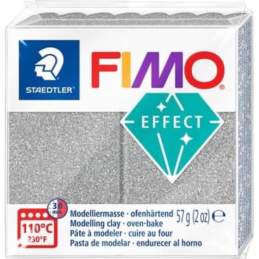 Modelliermasse Fimo effect 57g silber glitter Modelliermasse Fimo effect 57g silber glitter - Bild-Darstellung des Produktes 1