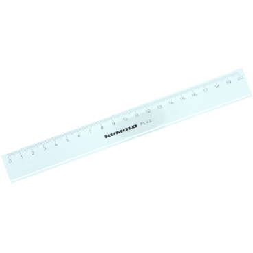 Lineal Kunststoff transparent 20 cm Lineal Kunststoff transparent 20 cm - Bild-Darstellung des Produktes 1