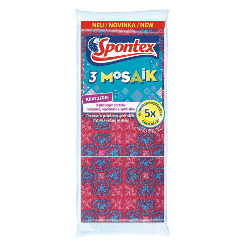 Spontex Mosaik Reinigungsschwamm, kratzfrei