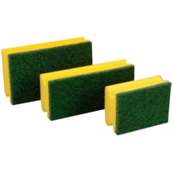 Spontex Sponrex 74 Scheuerschwamm, grün-beige 1 Packung = 10 Schwämme Spontex Sponrex 74 Scheuerschwamm, grün-beige 1 Packung = 10 Schwämme