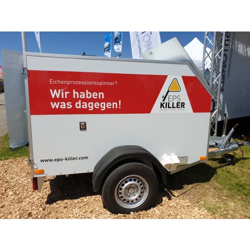 EPS-Killer Anhänger mit Heißwasser-Reinigungsgerät