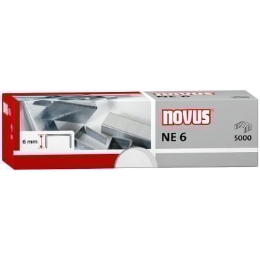 Novus NE 6 Heftklammer 1 Packung = 5000 Stück - Bild-Darstellung des Produktes 1
