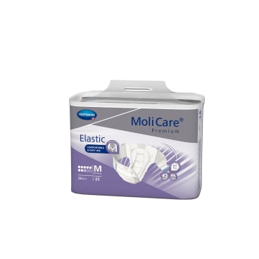 MoliCare® Premium Elastic Inkontinenzslip, 8 Tropfen 1 Beutel = 26 Stück, Größe M, Bauchumfang 85-120 cm - Bild-Darstellung des Produktes 1
