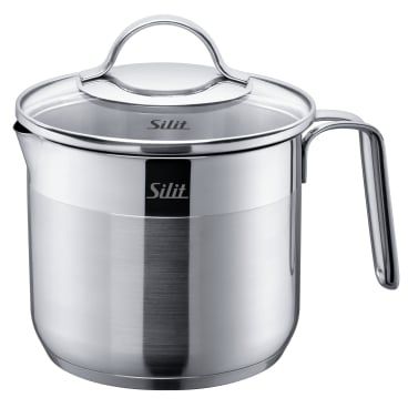 SILIT Achat Milchtopf, mit Deckel – Fassungsvermögen: ca, 1,7 Liter