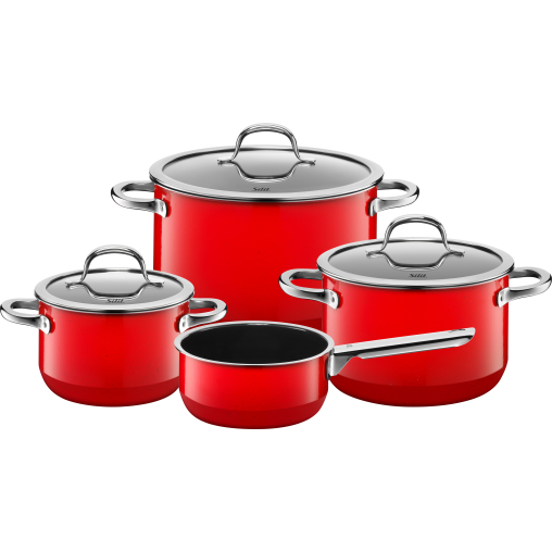 SILIT Passion Red Kochgeschirr-Set, 4-teilig