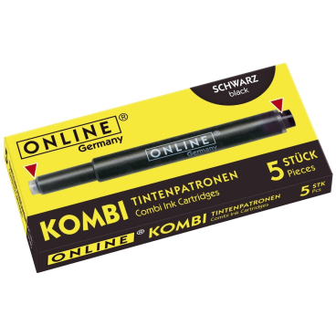 Tintenkombipatrone - 5 Stück schwarz. Tintenkombipatrone - 5 Stück schwarz. - Bild-Darstellung des Produktes 1