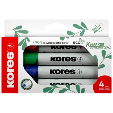 Whiteboardmarker ECO XW1 M20724 sortiert 4 Stück Whiteboardmarker ECO XW1 M20724 sortiert 4 Stück - Bild-Darstellung des Produktes 1