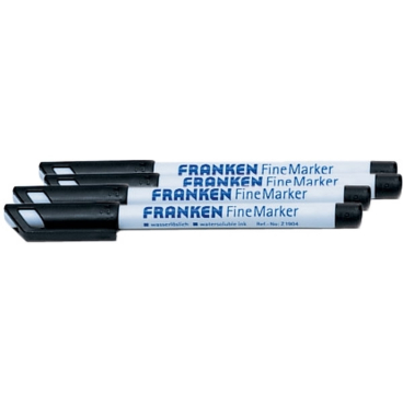 Finemarker 0,7mm schwarz 4 Stück SB-Verpackung Finemarker 0,7mm schwarz 4 Stück SB-Verpackung - Bild-Darstellung des Produktes 1