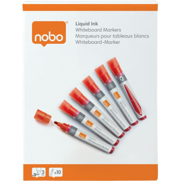 Boardmarker Liquid Ink Rundspitze VE=10 Stück rot Boardmarker Liquid Ink Rundspitze VE=10 Stück rot - Bild-Darstellung des Produktes 1