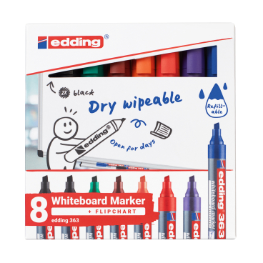 Whiteboardmarker 4-363-8-S2999 1-5mm sortiert 8 Stück Whiteboardmarker 4-363-8-S2999 1-5mm sortiert 8 Stück - Bild-Darstellung des Produktes 1