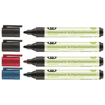 Whiteboard-/ Flipchartmarker oeco 3197 so. 4 Stück Whiteboard-/ Flipchartmarker oeco 3197 so. 4 Stück - Bild-Darstellung des Produktes 1