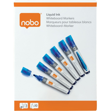 Boardmarker Liquid Ink Rundspitze VE=10 Stück blau Boardmarker Liquid Ink Rundspitze VE=10 Stück blau - Bild-Darstellung des Produktes 1