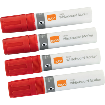 Boardmarker Glide Keilspitze VE=4 Stück rot Boardmarker Glide Keilspitze VE=4 Stück rot - Bild-Darstellung des Produktes 1