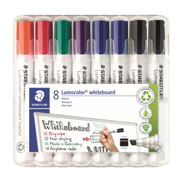 Boardmarker Lumocolor 351 BWP8X sortiert 8 Stück Boardmarker Lumocolor 351 BWP8X sortiert 8 Stück - Bild-Darstellung des Produktes 1