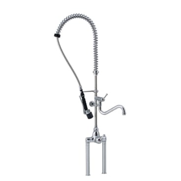 KBS PREMIUM Hebel-Geschirrwaschbrause mit Schwenkhahn und LOW-Flow Brause H 1400 mm - Bild-Darstellung des Produktes 1