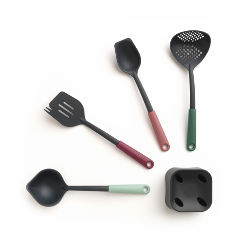 Brabantia TASTY+ Küchenutensilien-Set, 5-teilig
