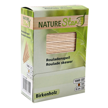 NATURESTAR Bio-Rouladenspeile 1 Packung = 1000 Stück, natur - Bild-Darstellung des Produktes 1