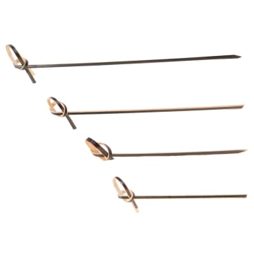 NATURESTAR Loop Fingerfood Spieße 1 Beutel = 250 Stück, 9 cm, schwarz - Bild-Darstellung des Produktes 1