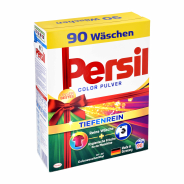Persil Color Pulver Tiefenrein Colorwaschmittel 5,4 kg - Packung, 90 WL - Bild-Darstellung des Produktes 1
