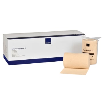 ABENA® Idealbinde, unsteril, grauweiß 1 Karton = 10 Packungen à 10 Stück, Maße: 6 cm x 5 m - Bild-Darstellung des Produktes 1