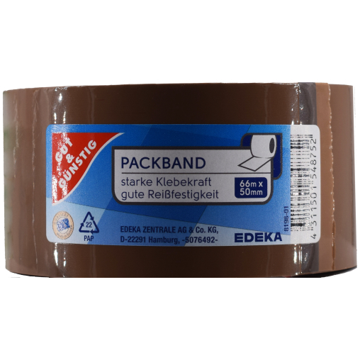 Packband, braun, 66 Meter