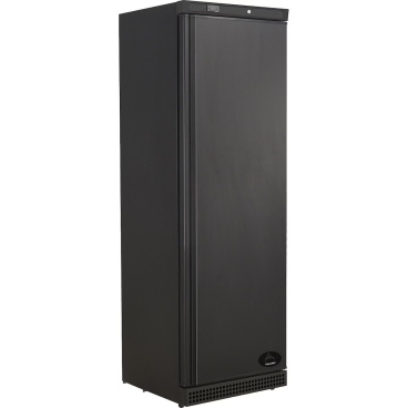 Gastro Kühlschrank Gewerbekühlschrank Lagerkühlschrank schwarz 1 Tür 0/+8°C 361 L Nutzinhalt: 361 L - Bild-Darstellung des Produktes 1