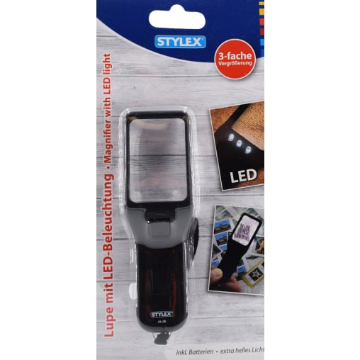 STYLEX® Lupe mit LED-Beleuchtung