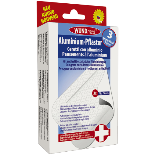 WUNDmed® Wundversorgung Aluminium-Pflaster