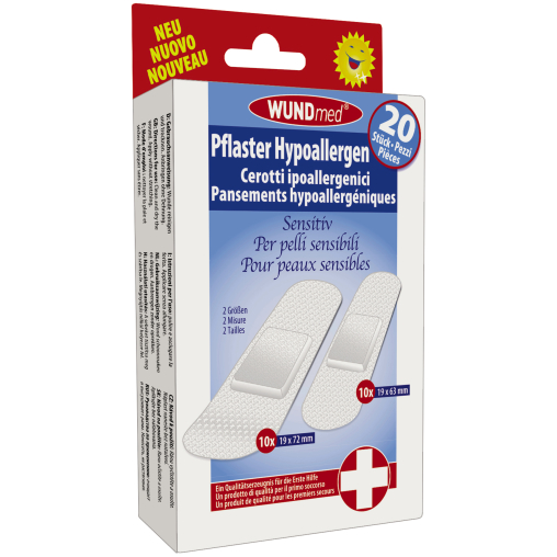 WUNDmed® Wundversorgung Pflaster, hypoallergen