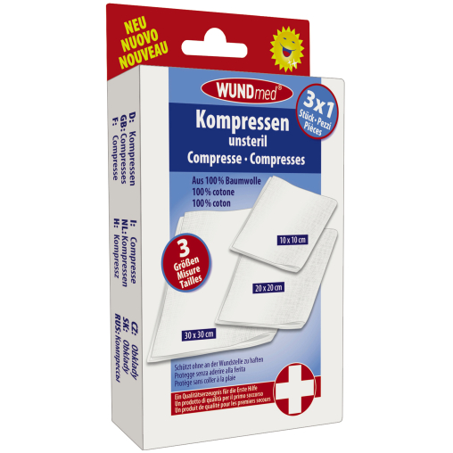 WUNDmed® Wundversorgung Kompressen, unsteril
