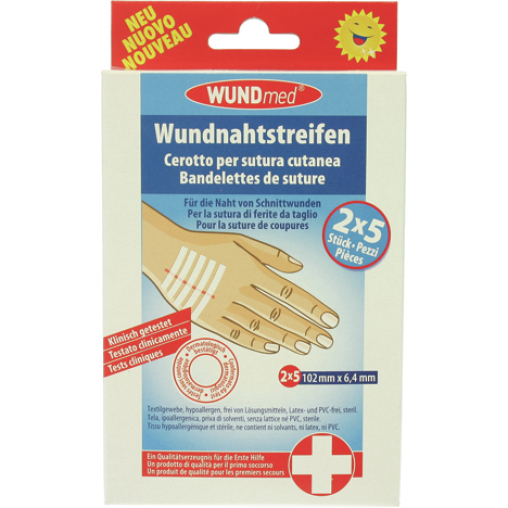 WUNDmed® Wundversorgung Wundnahtstreifen, steril
