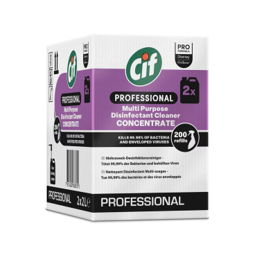 Cif Professional Mehrzweck-Desinfektionsreiniger, PT4 1 Karton = 2 x 2 Liter - Konzentrat - Bild-Darstellung des Produktes 1