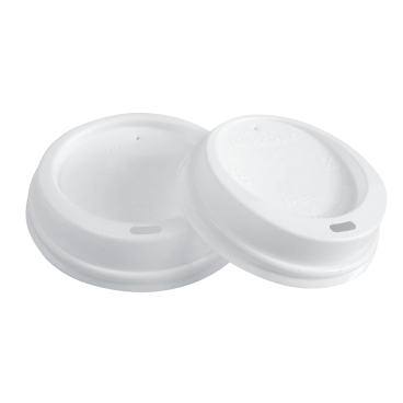 NATURESTAR Einwegdeckel mit Trinköffnung, aus C-PLA 1 Packung = 50 Stück, Ø 8 cm - Bild-Darstellung des Produktes 1