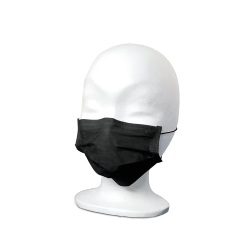 MaiMed® FM Comfort OP-Mundschutz, schwarz, mit Gummizug
