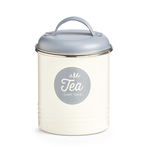 Zeller Tea Vorratsdose, creme/anthrazit