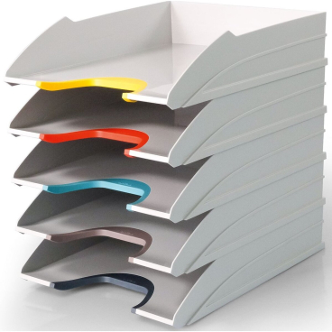 Briefablageschale Varicolor Mix Tray Set Kunststoff C4 VE=5 Stück Briefablageschale Varicolor Mix Tray Set Kunststoff C4 VE=5 Stück - Bild-Darstellung des Produktes 1