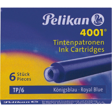 Tintenpatrone 4001 königsblau VE=6 Stück Tintenpatrone 4001 königsblau VE=6 Stück - Bild-Darstellung des Produktes 1