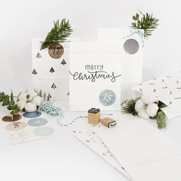 Adventskalender 'Papiertüten blanko' weiß Adventskalender 'Papiertüten blanko' weiß - Bild-Darstellung des Produktes 1