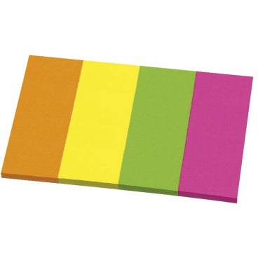 Haftnotizen 40x50mm Neonfarben VE=3x50 Blatt Haftnotizen 40x50mm Neonfarben VE=3x50 Blatt - Bild-Darstellung des Produktes 1