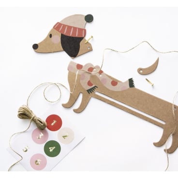 Adventskalender-Set Sausage Dog 54-teilig Adventskalender-Set Sausage Dog 54-teilig - Bild-Darstellung des Produktes 1