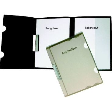 Bewerbungsmappe PP 3-teilig natur transparent Bewerbungsmappe PP 3-teilig natur transparent - Bild-Darstellung des Produktes 1