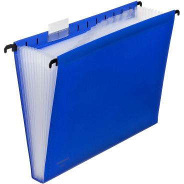 Hängetasche A4 PP 12 Fächer blau Hängetasche A4 PP 12 Fächer blau - Bild-Darstellung des Produktes 1