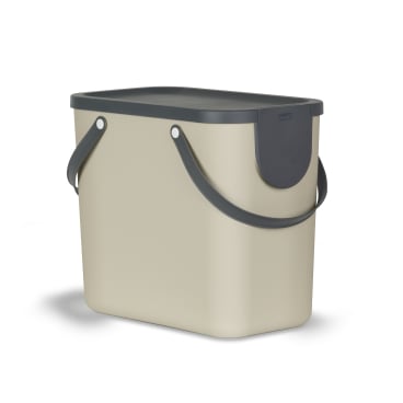 Rotho Mülleimer Trennsystem ALBULA, 25 Liter Farbe: cappuccino - Bild-Darstellung des Produktes 1