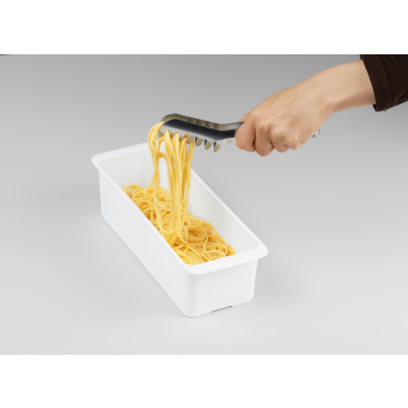 Cuoci Pasta Per Microonde Rotho - 1.8L, Senza BPA, Con Coperchio, Indicatore Livello Acqua, Rosso/Bianco