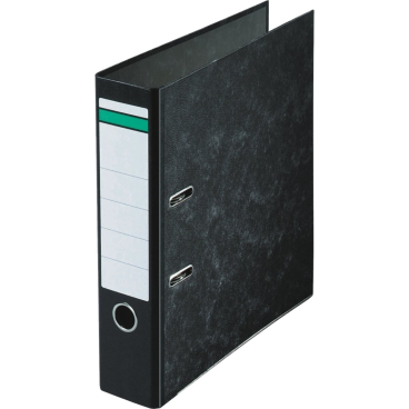 Ordner A4 Wolkenmarmor grüner Balken 80mm schwarz Ordner A4 Wolkenmarmor grüner Balken 80mm schwarz - Bild-Darstellung des Produktes 1